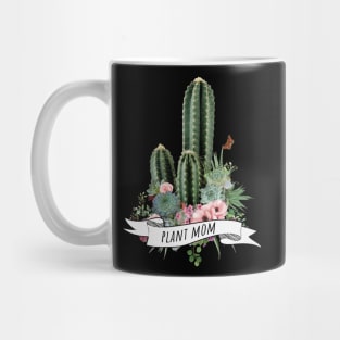 Succulents, cactus and plants mom Mug